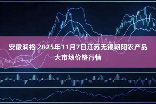 安徽润格 2025年11月7日江苏无锡朝阳农产品大市场价格行情
